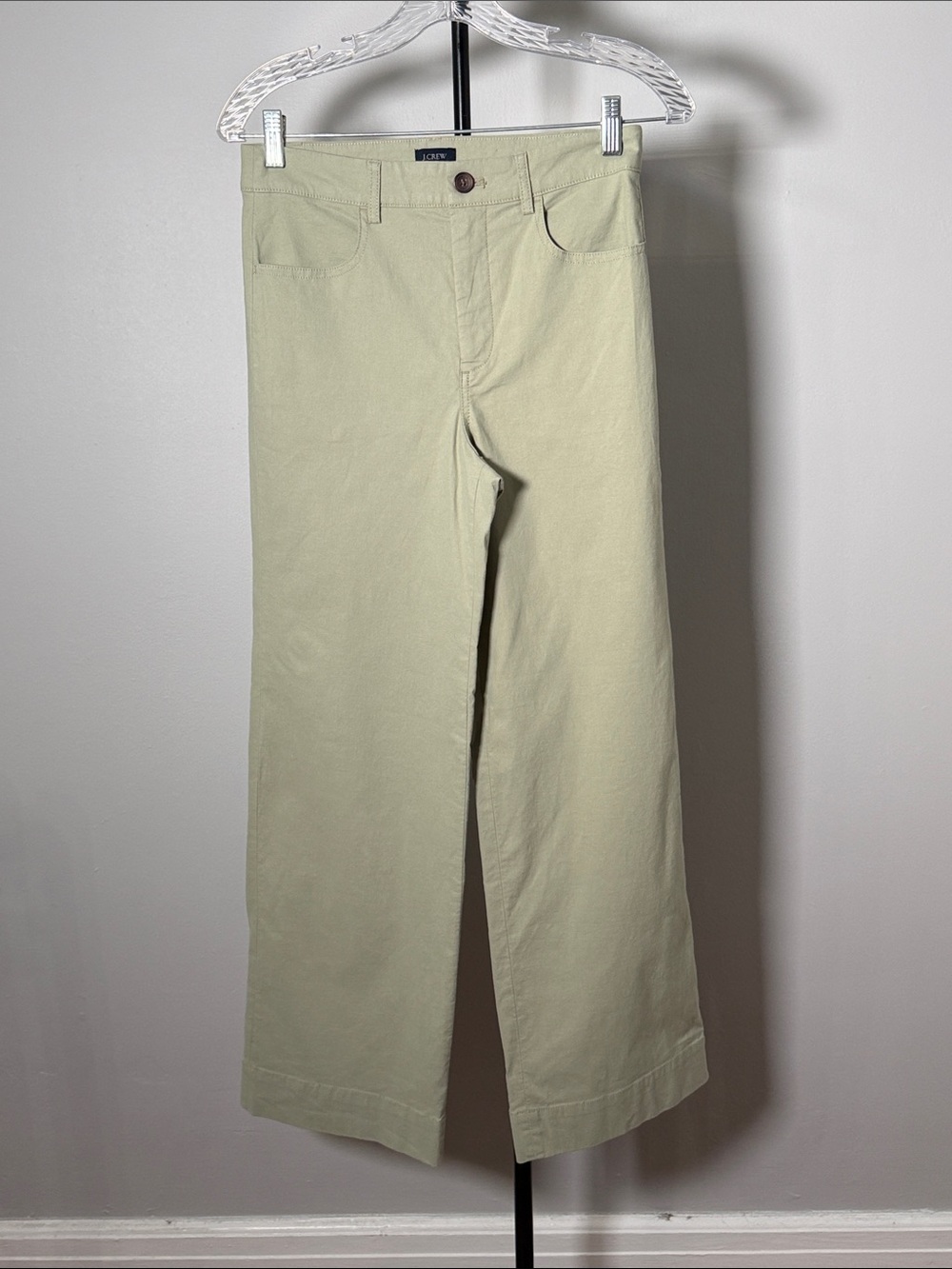 NWOT New JCrew Factory Ella wide-leg cropped pant - Picture 6 of 7